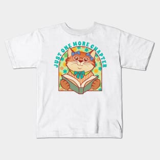 Just One More Chapter Girl Kids T-Shirt